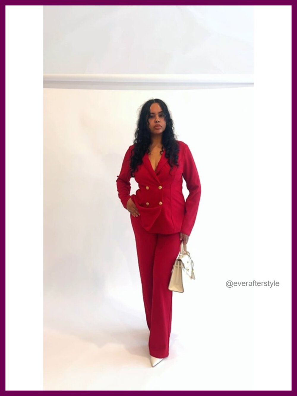 Women's 3 Piece Pant Suit Set Long Sleeve Blazer Business Outfit - Picture 6 of 6